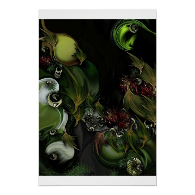 Pôster "Jardim da Paciência" Poster brilhante (Frente)