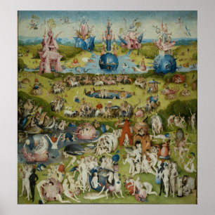 Pôster Jardim das Delícias Terrestres, 1490-1500