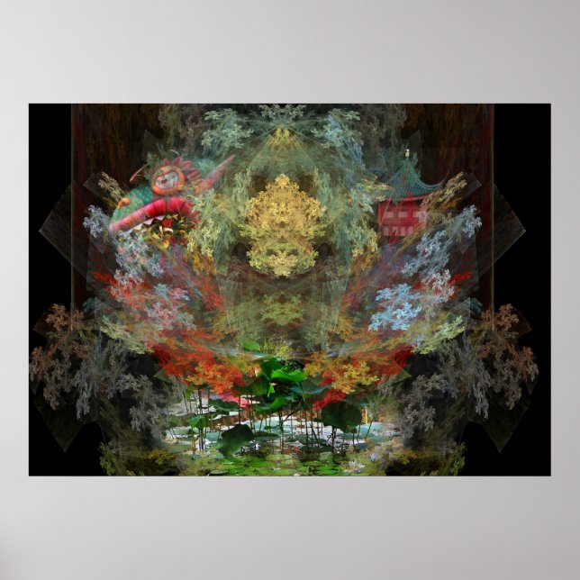 Poster Jardim de Água (Frente)
