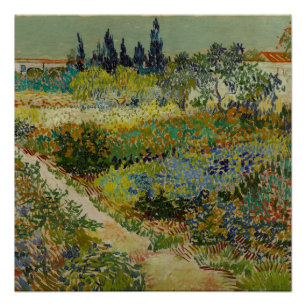 Pôster Jardim de Arles - Vincent Van Gogh