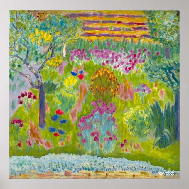 Poster Jardim de Bonnard (Melhor Resolução) (Frente)