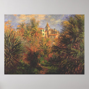 Poster Jardim de Bordighera - Claude Monet - c1900