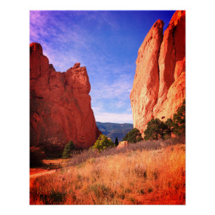 Pôster Jardim de Colorado dos Deuses Parque Red Cliffs