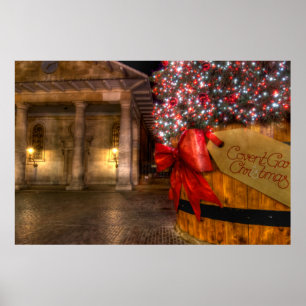Poster Jardim de Covent no Natal, Londres