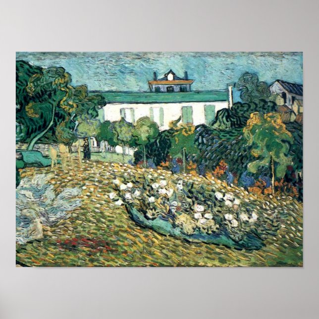 Poster Jardim de Daubigny - Gogh (Frente)