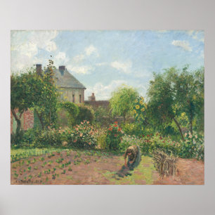Poster Jardim de Eragny - Camille Pissarro Fine Art