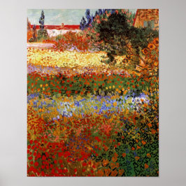 Poster Jardim de Flor (F430) Van Gogh Belas Artes