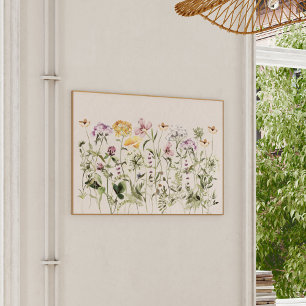 Poster Jardim de Flores Silvestres