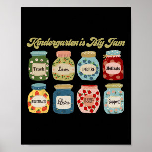 Poster Jardim de Infância é Minha Paixão Professor de Jar