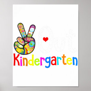 Poster Jardim De Infância No Último Dia De Formando De Ja