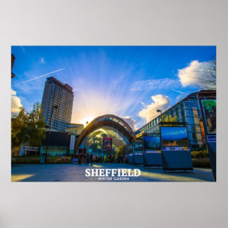 Poster Jardim de inverno de Sheffield