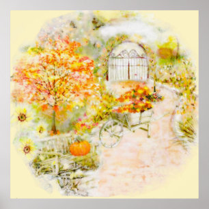 Poster Jardim de outono