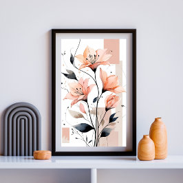 Poster Jardim de Papoulas Sussurrantes