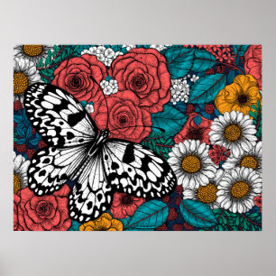 Poster Jardim de pipa de papel