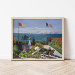 Poster Jardim de Sainte-Adresse | Claude Monet<br><div class="desc">Jardim de Sainte-Adresse,  ou Jardin à Sainte-Adresse (1867) pelo impressionista francês Claude Monet. A pintura retrata uma cena ensolarada de lazer contemporâneo na estância de verão de Monet,  em Sainte-Adresse. Use as ferramentas de design para adicionar texto personalizado ou personalizar a imagem.</div>