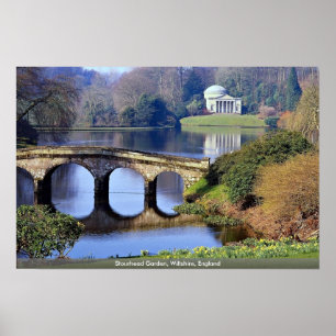 Poster Jardim de Stourhead, Wiltshire, Inglaterra