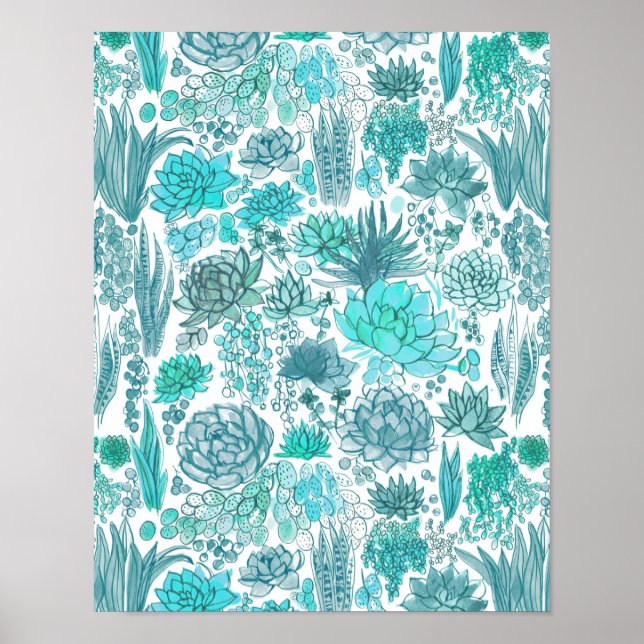 Poster Jardim de Sucultura (Frente)
