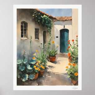 Poster Jardim de Tela do Pátio de Flores, Jardim da Porta