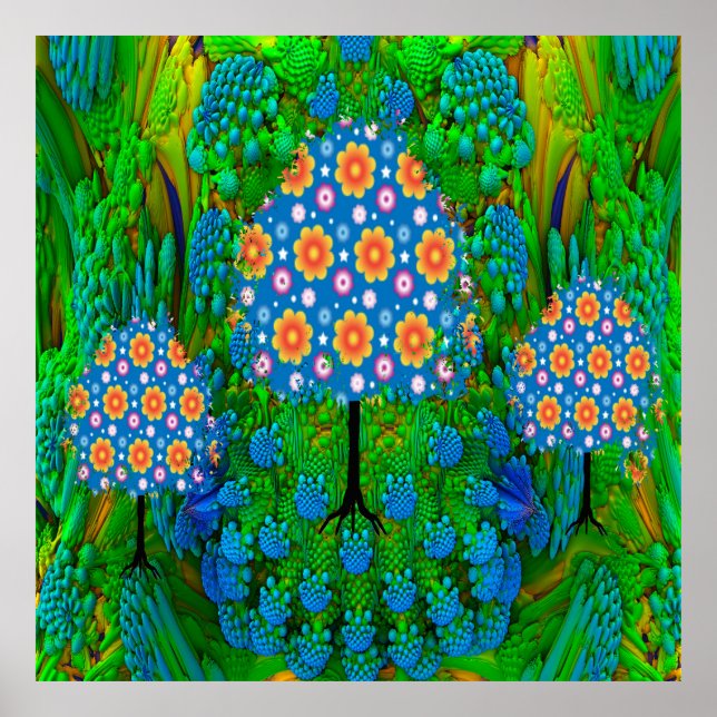 Poster Jardim de Verão (Frente)