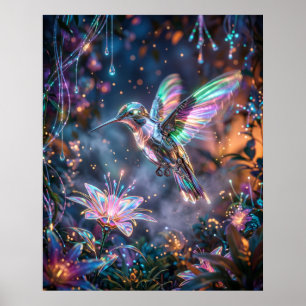 Poster Jardim de Voltagem do Beija-flor