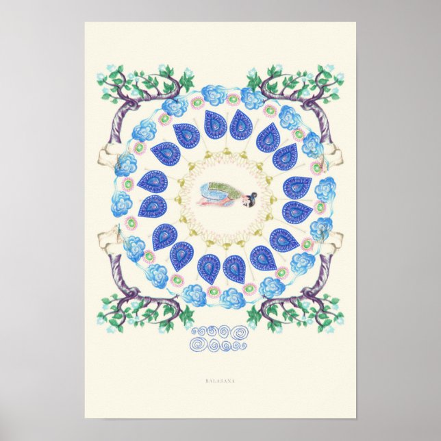Pôster Jardim de yoga II (Frente)