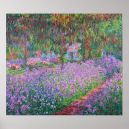 Poster Jardim do Artista em Giverny por Claude Monet