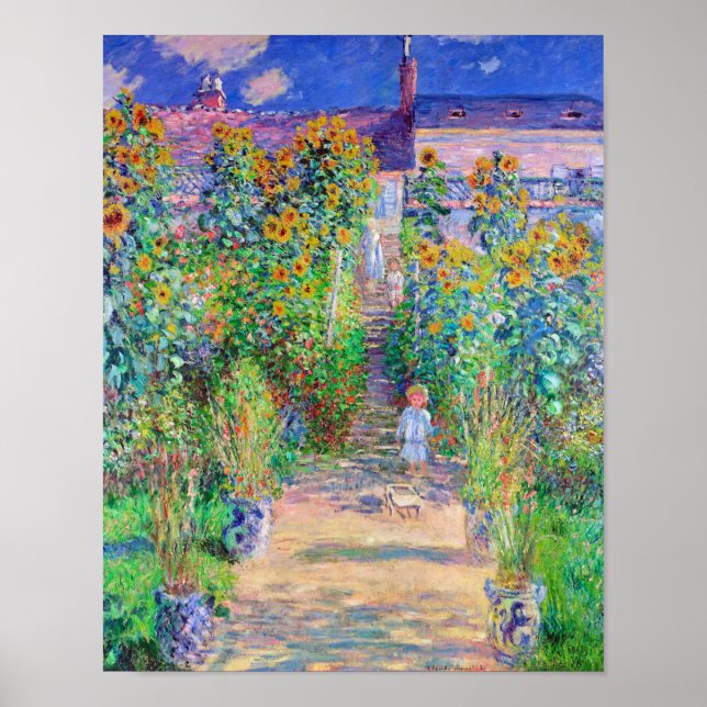 Poster Jardim do Artista, Monet (Frente)