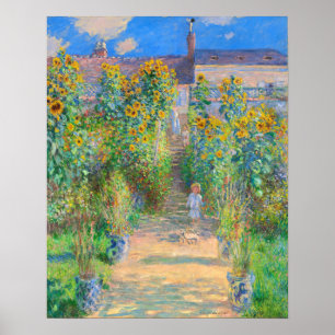 Poster Jardim do Artista Monet em Vétheuil