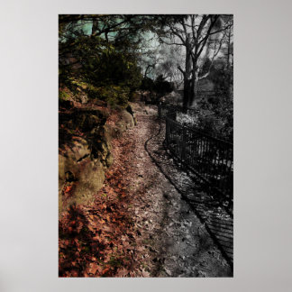 Pôster Jardim do bem e mau... Eu passo a linha