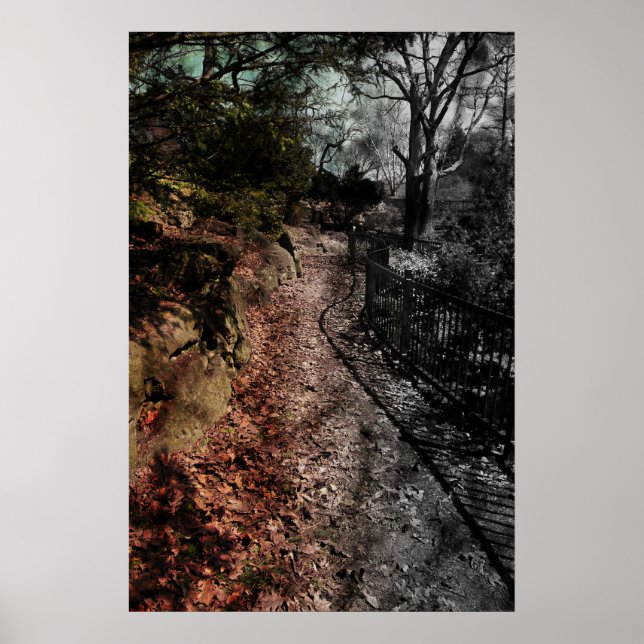 Pôster Jardim do bem e mau... Eu passo a linha (Frente)