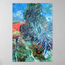 Pôster Jardim do Doutor Gachet, Auvers de Vincent van Gog