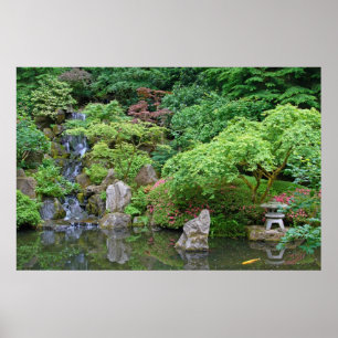 Poster Jardim do japonês de Portland