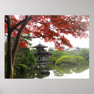 Poster Jardim do santuário de Heian