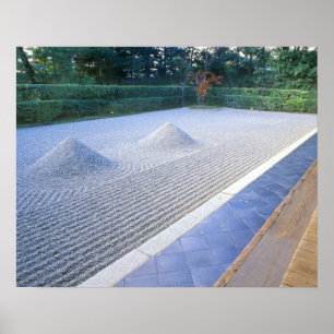 Pôster Jardim do Templo Daisen-in, Daitokuji, Quioto, Jap