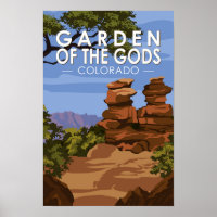 Jardim dos Deuses Colorado Vintage