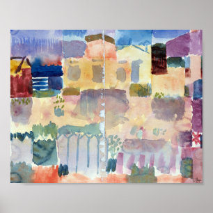 Poster Jardim em Ruas. Germain: Paul Klee 1914