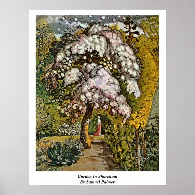 Poster Jardim Em Shoreham Por Samuel Palmer (Frente)