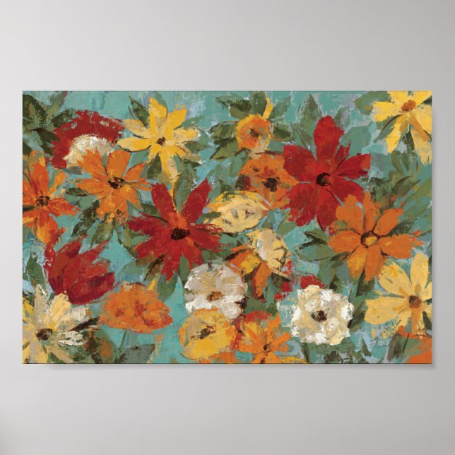 Poster Jardim Expressivo Brilhante (Frente)