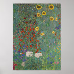 Poster Jardim fazenda Girassóis por Gustav Klimt Painting<br><div class="desc">Imperial obra-prima do pintor austríaco Gustav Klimt: Jardim de Fazenda com Girassóis</div>