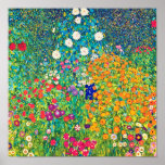 Poster Jardim Flor, Gustav Klimt<br><div class="desc">Gustav Klimt (14 de julho de 1862 - 6 de fevereiro de 1918) foi um pintor simbólico austríaco e um dos membros mais proeminentes do movimento Secessão de Viena. Klimt é notado por suas pinturas, murais, esboços, e outros objetos de arte. Além de suas obras figurativas, que incluem alegorias e...</div>