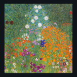 Poster Jardim Flor por Gustav Klimt<br><div class="desc">Linda pintura de Gustav Klimt de um jardim de flores. Várias cores de flores únicas no ajustado de jardim são simplesmente surpreendentes em nossos produtos e ideias de presentes. Descubra mais produtos relacionados com esta pintura do Klimt visitando nossa loja.</div>