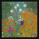 Pôster Jardim Flor por Gustav Klimt<br><div class="desc">Linda pintura colorida de um jardim floral por Gustav Klimt. Incríveis variações de cores e belas flores ajustados simplesmente lindas em muitos tipos de produtos e ideias de presentes maravilhosos.</div>