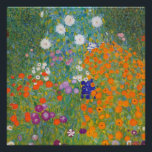 Pôster Jardim Flor por Gustav Klimt<br><div class="desc">Linda pintura colorida de um jardim floral por Gustav Klimt. Incríveis variações de cores e belas flores ajustados simplesmente lindas em muitos tipos de produtos e ideias de presentes maravilhosos.</div>