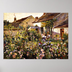 Pôster Jardim Francês - uma pintura Otto Stark