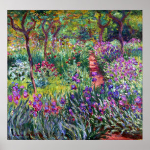 Poster Jardim Íris em Giverny, Claude Monet