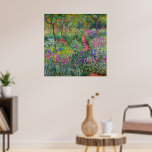 Poster Jardim Íris Em Giverny Por Claude Monet<br><div class="desc">O Jardim Íris em Giverny pintado por Claude Monet. Cerca de 1900. Esta imagem está no dominio público.</div>