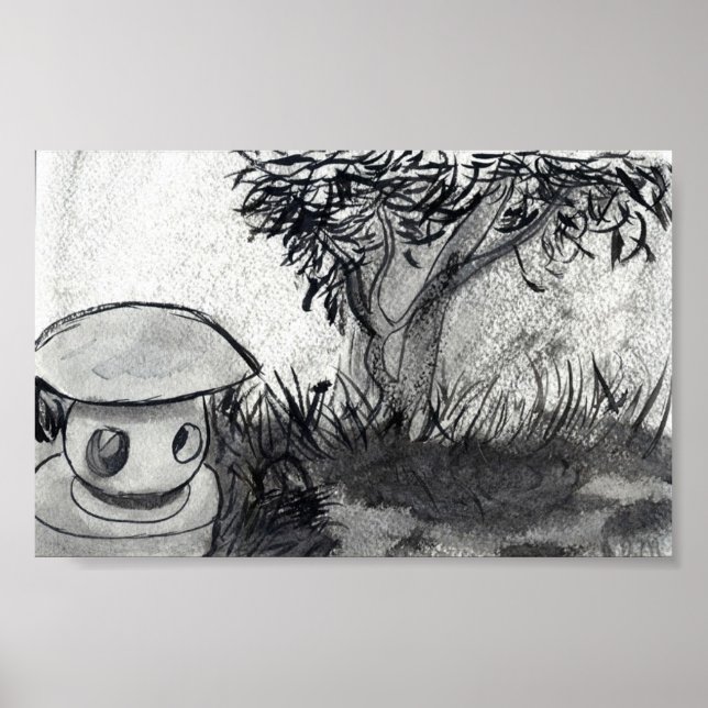 Pôster Jardim Japonês (Frente)