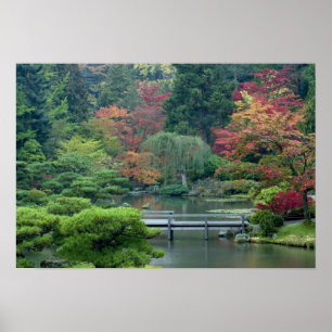 Pôster Jardim Japonês no Parque de Washington