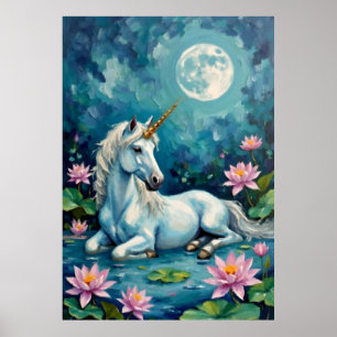 Poster Jardim Místico do Unicorn