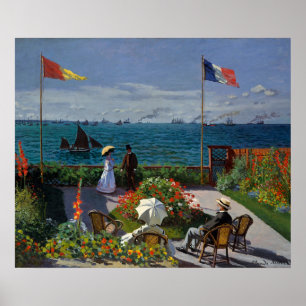Poster Jardim Monet na Pintura Sainte-Adresse